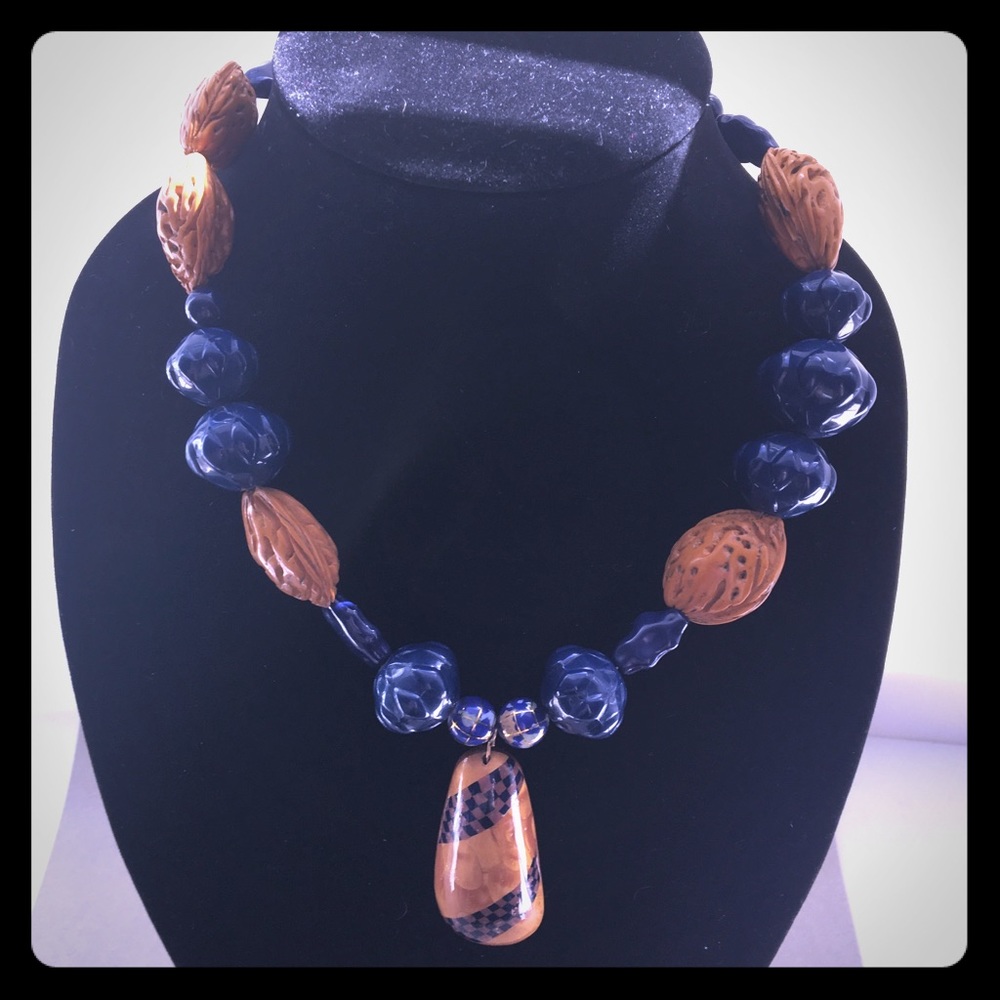 Handmade Artsy Asian Inspired Necklace